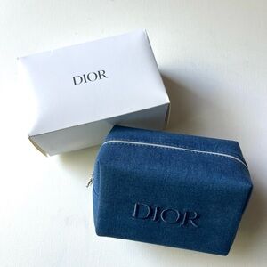 Dior Beauty Denim Cosmetic Bag